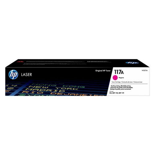 Cartouche De Toner Laser HP 117A - W2073A - 700 Pages - Magenta