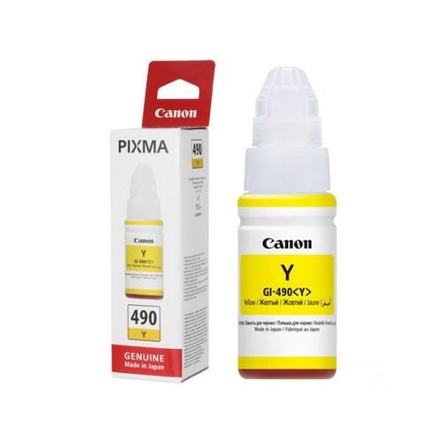 Cartouche D'encre Canon - GI 490 Jaune - Yellow - Pour G2411 - G3411 - G4411
