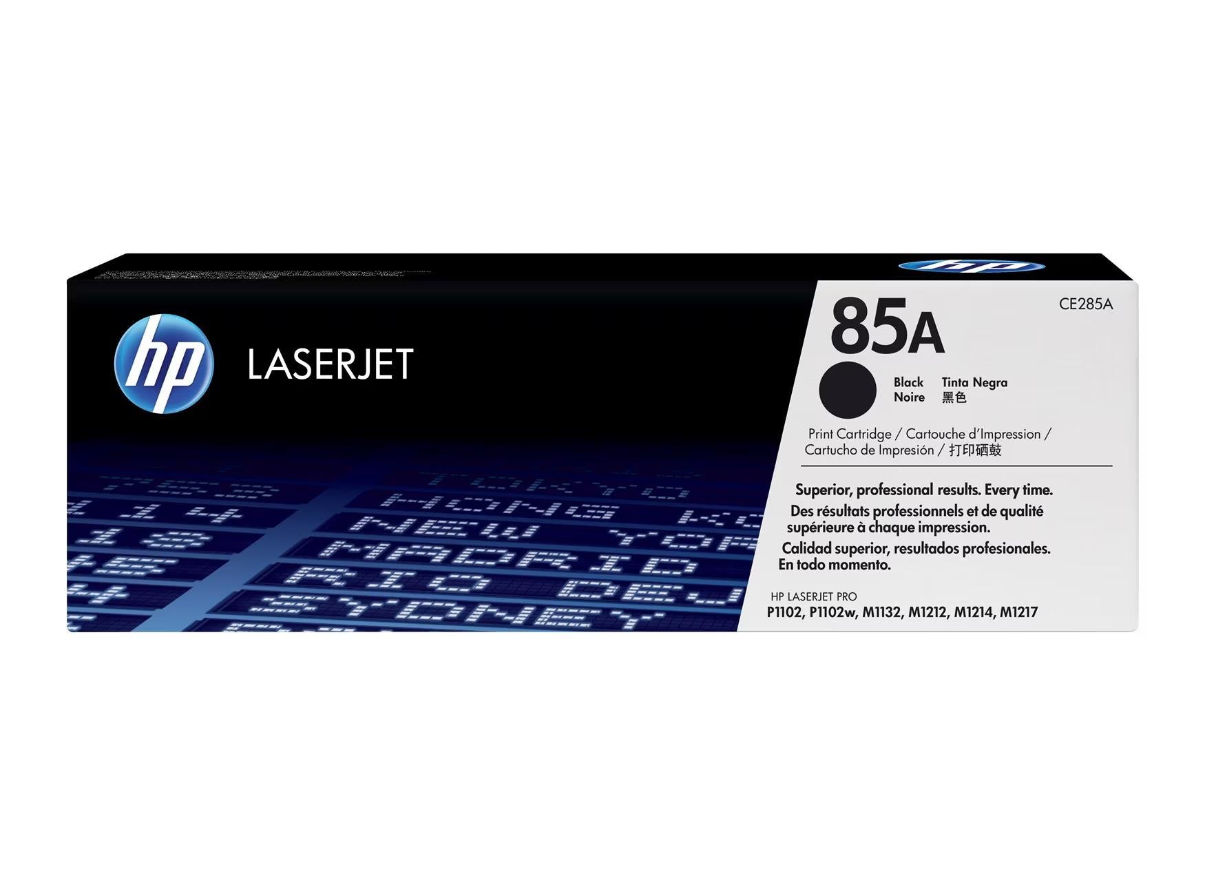 Toner 85A (CE285A) noir de 1600 pages - cartouche laser de marque