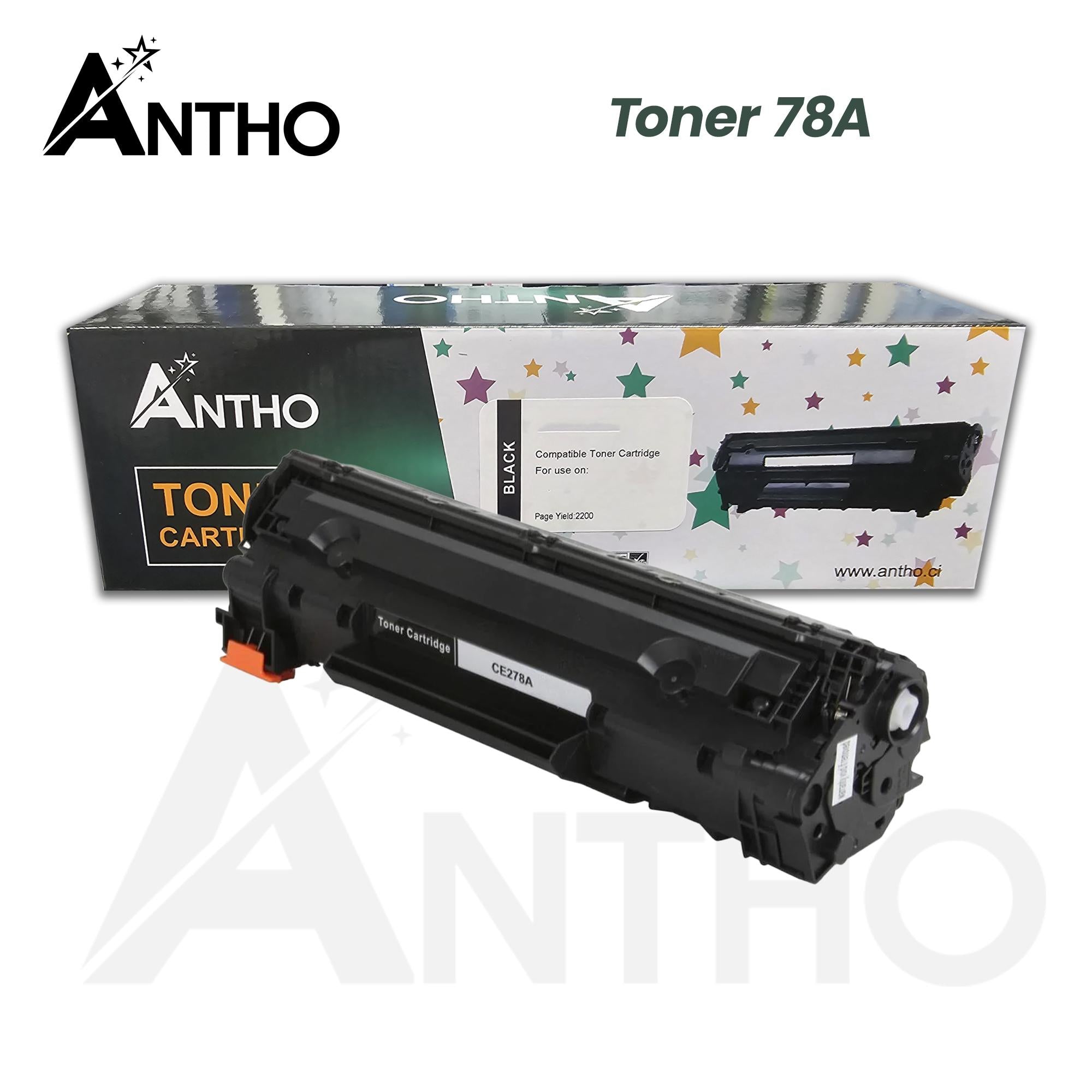 Toner compatible 78A  - CE278A - Ant - Noir