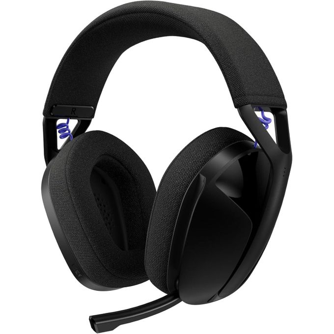Logitech Logi G G321 LIGHTSPEED, casque gaming Bluetooth sans fil, confort et ajustement dynamiques, micro à tige 16 kHz, + de 20 h d’autonomie, PC, PS4, PS5, Nintendo Switch, mobile - Noir