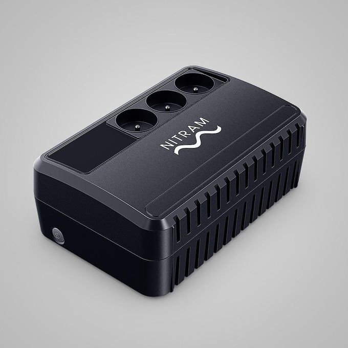 Nitram Onduleur BU600E-FR - Prise française - LINE INTERACTIF - 600VA - 360W