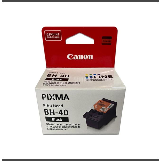 Canon Tête d'impression BH-40 - BH40 - Authentique - Pour : G2420 - G2430 - G3420 - G3430 - G4470 - G3470 - ET plus