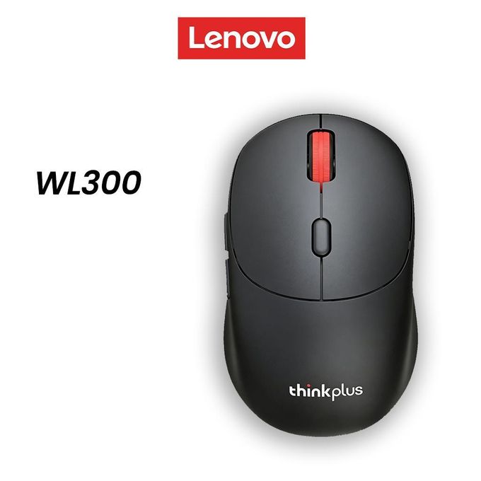 Lenovo Souris sans fil Thinkplus WL300 - Multi boutons - PC - PC portable - NVR - TV Box