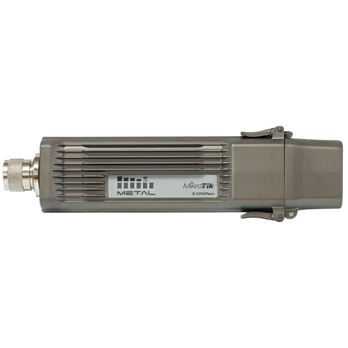 MikroTik MikroTi k - Metal 52 ac – Point d’Accès Wi-Fi AC Outdoor Haute Puissance - 2.4 & 5.0 Ghz - Extérieur - RBMetalG-52SHPacn