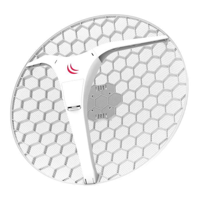 MikroTik MikroTi k - LHG XL 5 ax – Antenne Routeur Wi-Fi 6 5 GHz Longue Portée – 27 dBi – Gigabit – LHG-5axD-XL