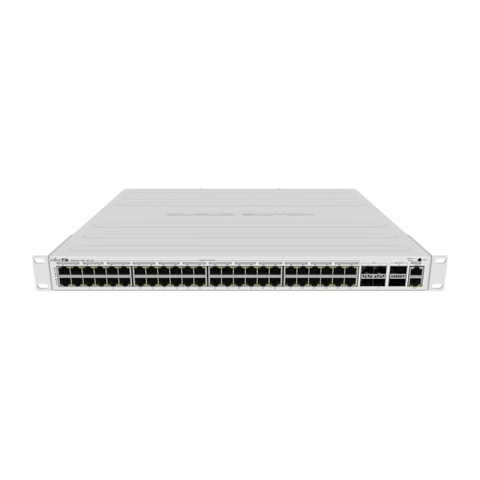 MikroTik Switch PoE Manageable MikroTi k - CRS354-48P-4S+2Q+RM – 48 Ports Gigabit PoE+ + 4 Ports SFP+ 10Gb + 2 Ports QSFP+ 40Gb – Rackmount 1U