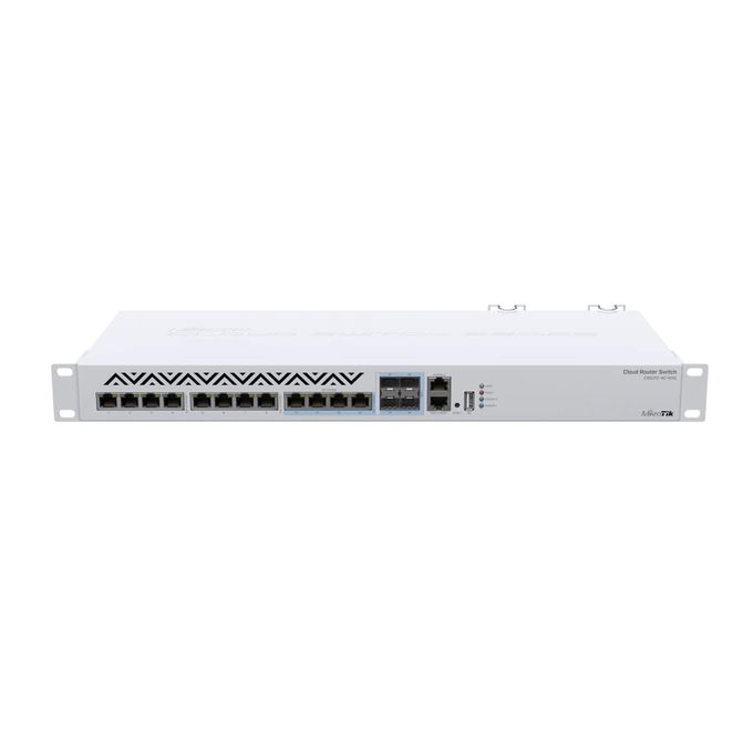 MikroTik MikroTi k - CRS312-4C+8XG-RM – Switch 10G - 8 ports RJ45 10G + 4× Combo SFP+ - Dual Boot - ROS V7 - 2.5G
