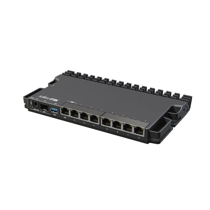 MikroTik Mikroti k RB5009UG+S+IN Routeur connecté 2.5 Gigabit Ethernet - Quad-core CPU - ARM64 - ROS V7 - SFP - SFP+