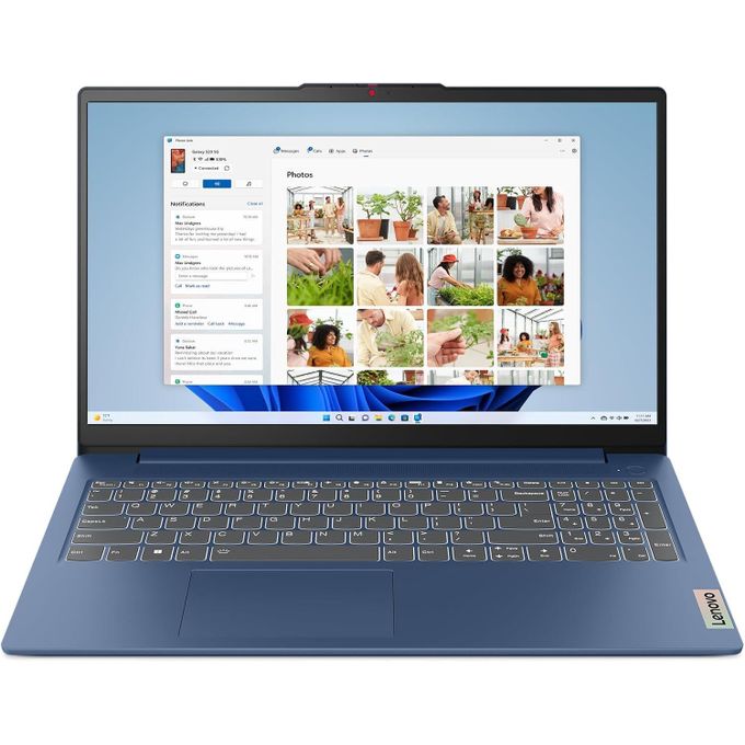 Lenovo PC Portable Ideapad Slim 3 - 15AMN8 - Ryzen 3 - 7320U - 2.4Ghz - 8GB - 512GB SSD - 15.6" - (équivalent de core i3) - Abyss Blue - Webcam - Wifi - AZERTY - Bluetooth