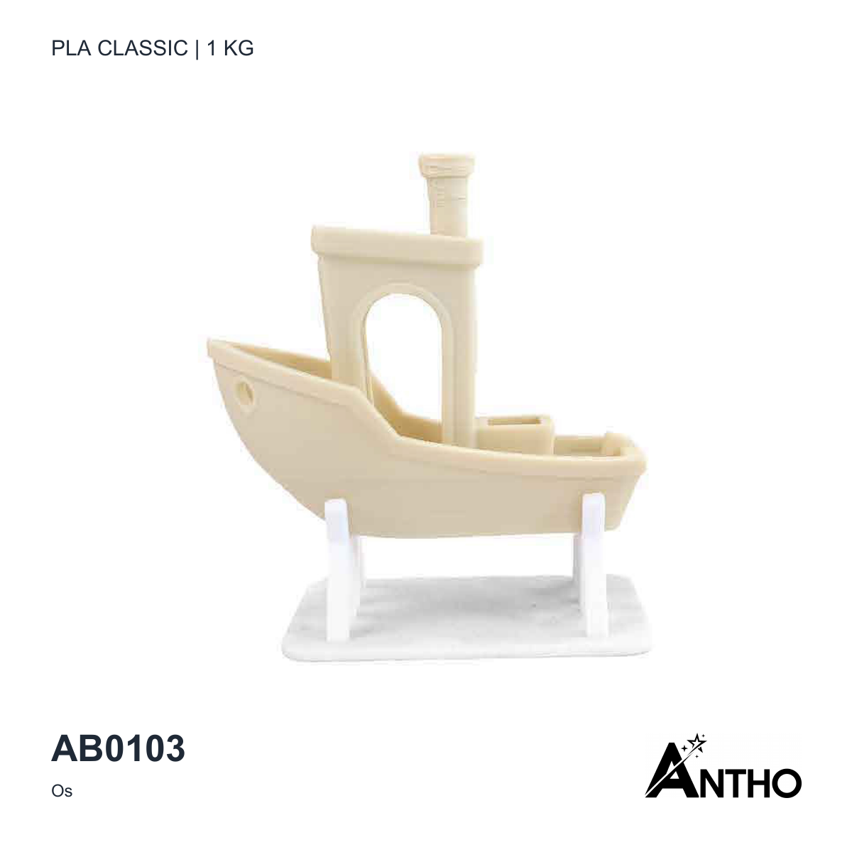 Filament ANTHO PLA Classic 1 kg - Os - AB0103