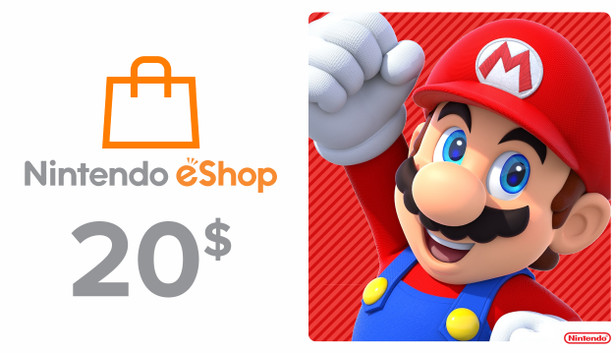 Carte Nintendo eShop 20$