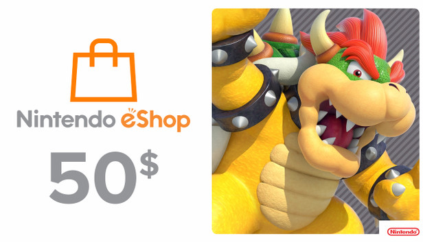 Carte Nintendo eShop 50$
