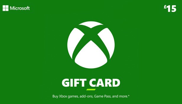 Carte cadeau XBOX Live 15£ (Microsoft Store)