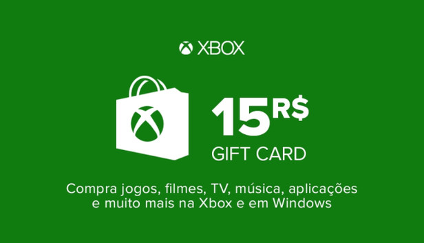 Carte cadeau XBOX Live 15 BRL (Microsoft Store)