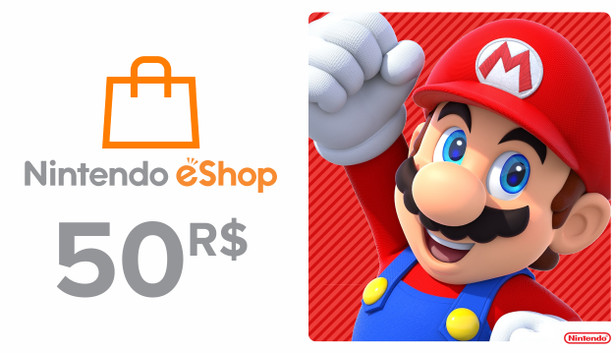 Carte Nintendo eShop 50 BRL