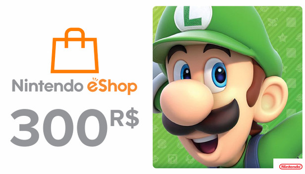 Carte Nintendo eShop 300 BRL