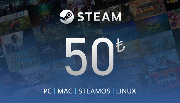 Steam Gift Card 50 TRY (Steam)