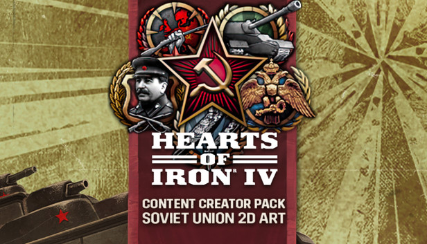 Hearts of Iron IV: Content Creator Pack - Soviet Union 2D Art - PC (Steam)