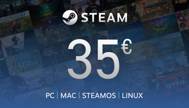 Steam Gift Card 35€ (Steam)