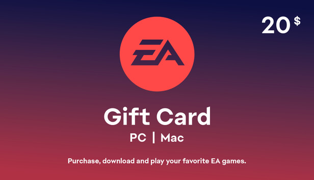 EA Carte Cadeau 20$ - PC & Mac (Electronic Arts)