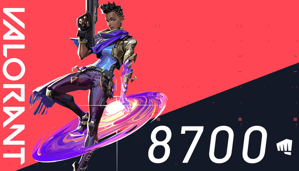 Valorant 80 USD - 8700 Riot Points