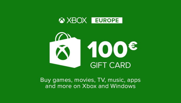 Carte cadeau XBOX Live 100€ (Microsoft Store)