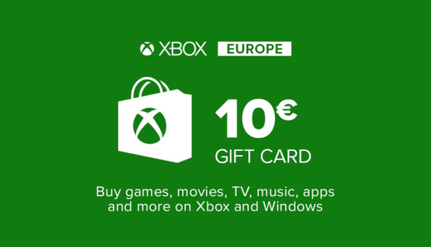 Carte cadeau XBOX Live 10€ (Microsoft Store)