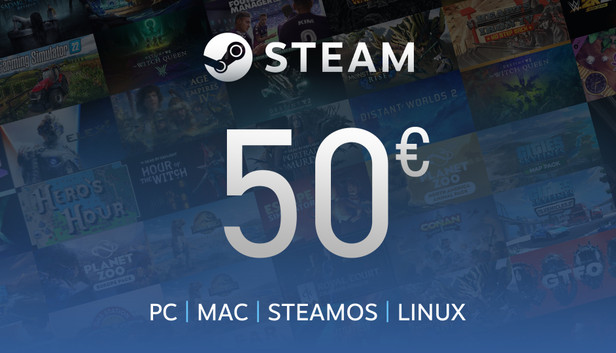 Steam Gift Card 50€ (Steam)