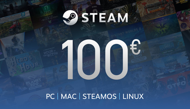 Steam Gift Card 100€ (Steam)
