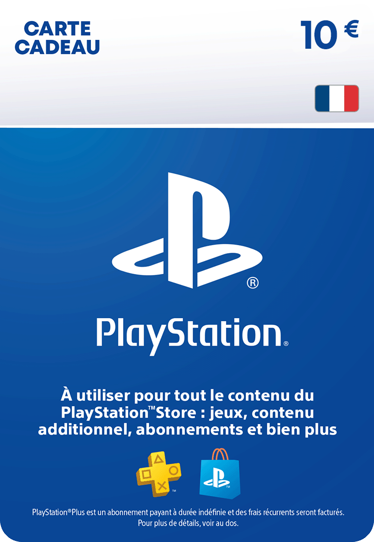 Carte PlayStation 10 €