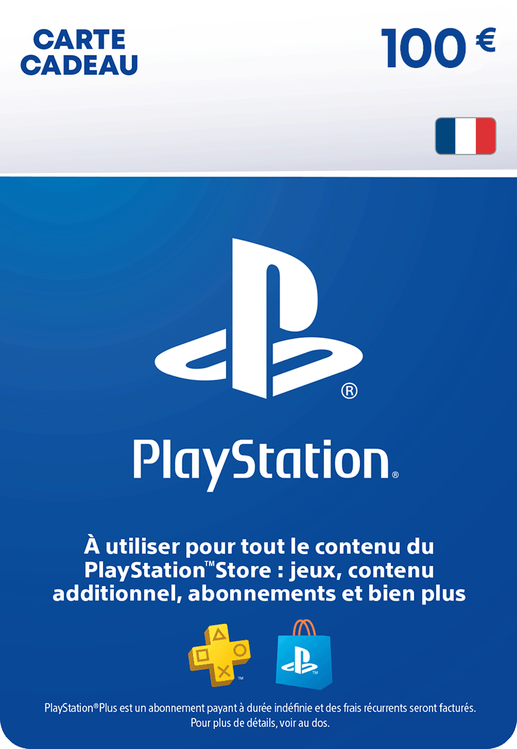 Carte PlayStation 100 €