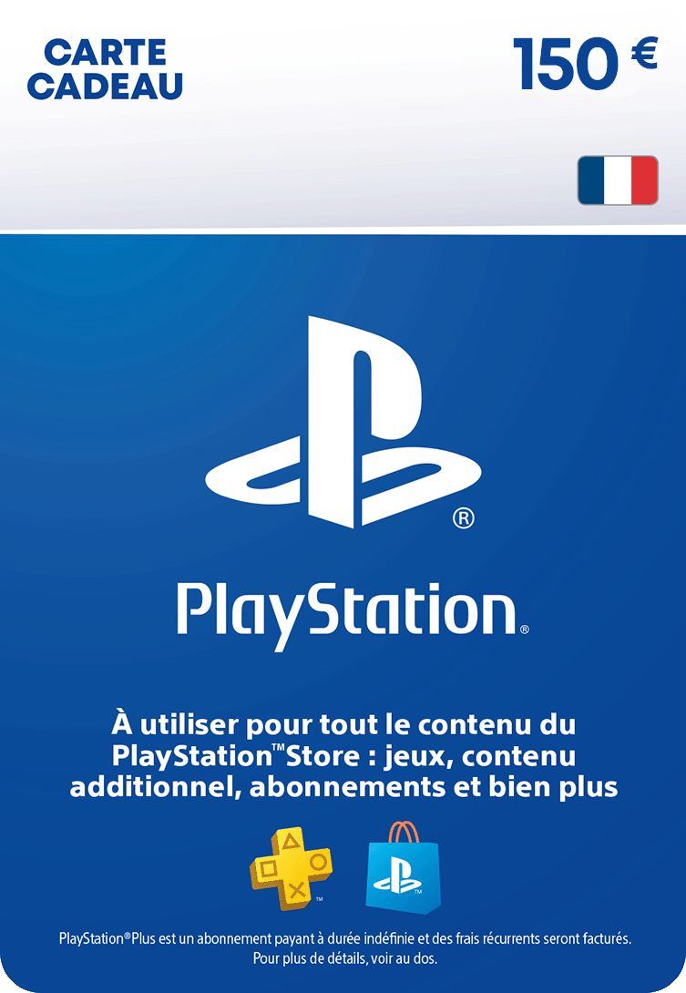 Carte PlayStation 150 €