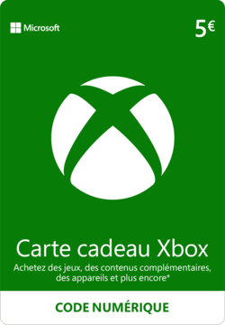 Carte Xbox 5 euros
