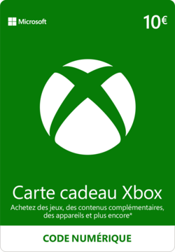 Carte Xbox 10 euros