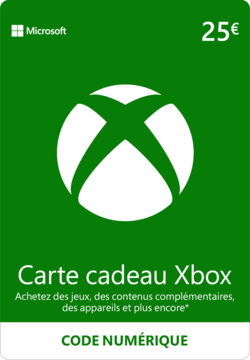 Carte Xbox 25 euros