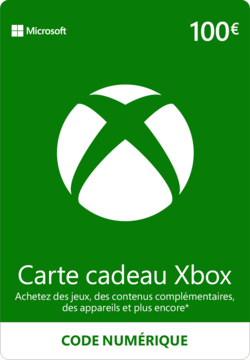 Carte Xbox 100 euros