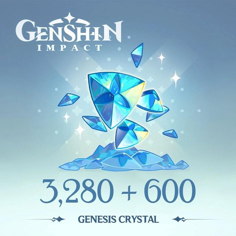 Genshin Impact 3280 + 600 Genesis Crystals
