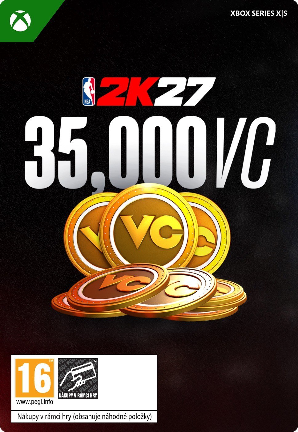 Pack de 35 000 VC (Monnaie virtuelle) NBA 2K27