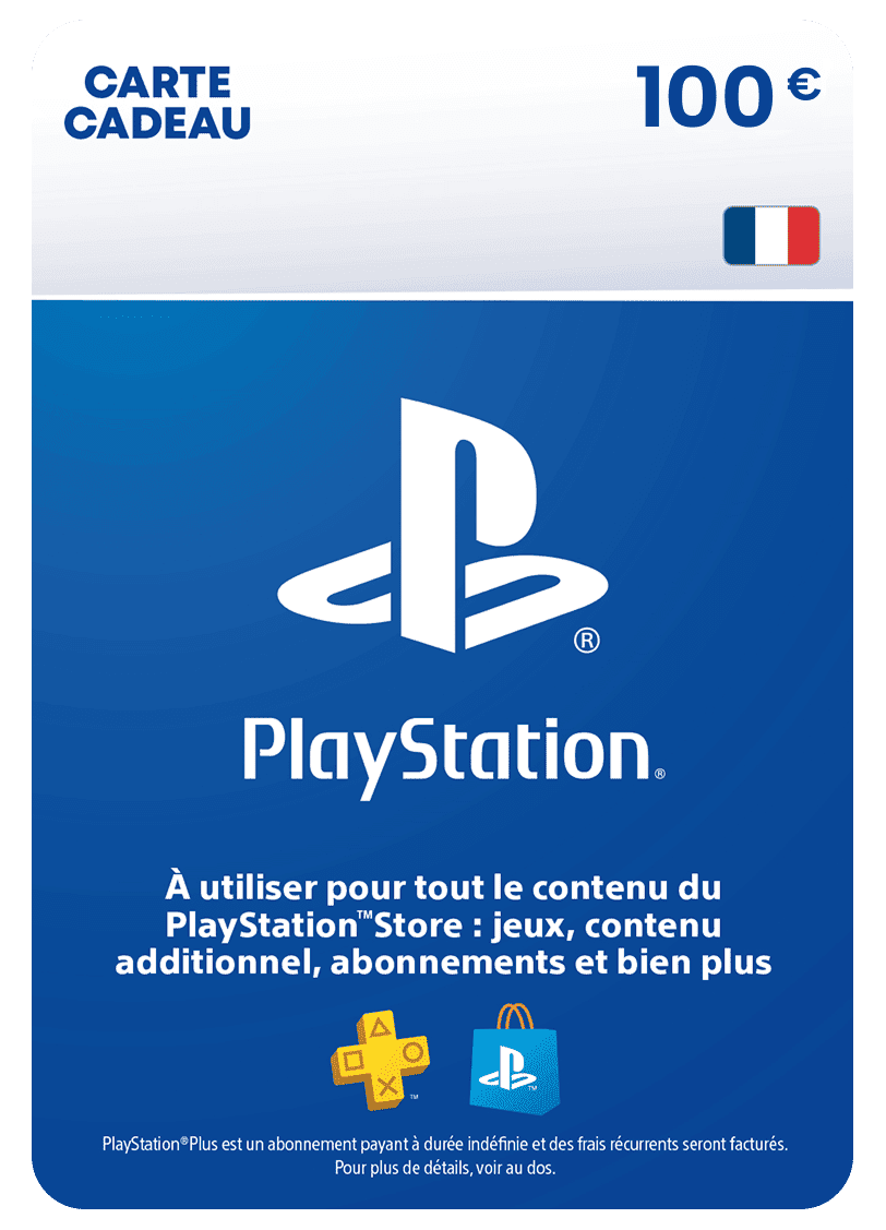 Carte PlayStation Store 100 euros