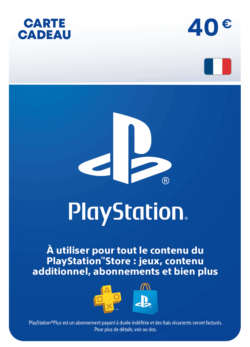 Carte PlayStation Store 40 euros
