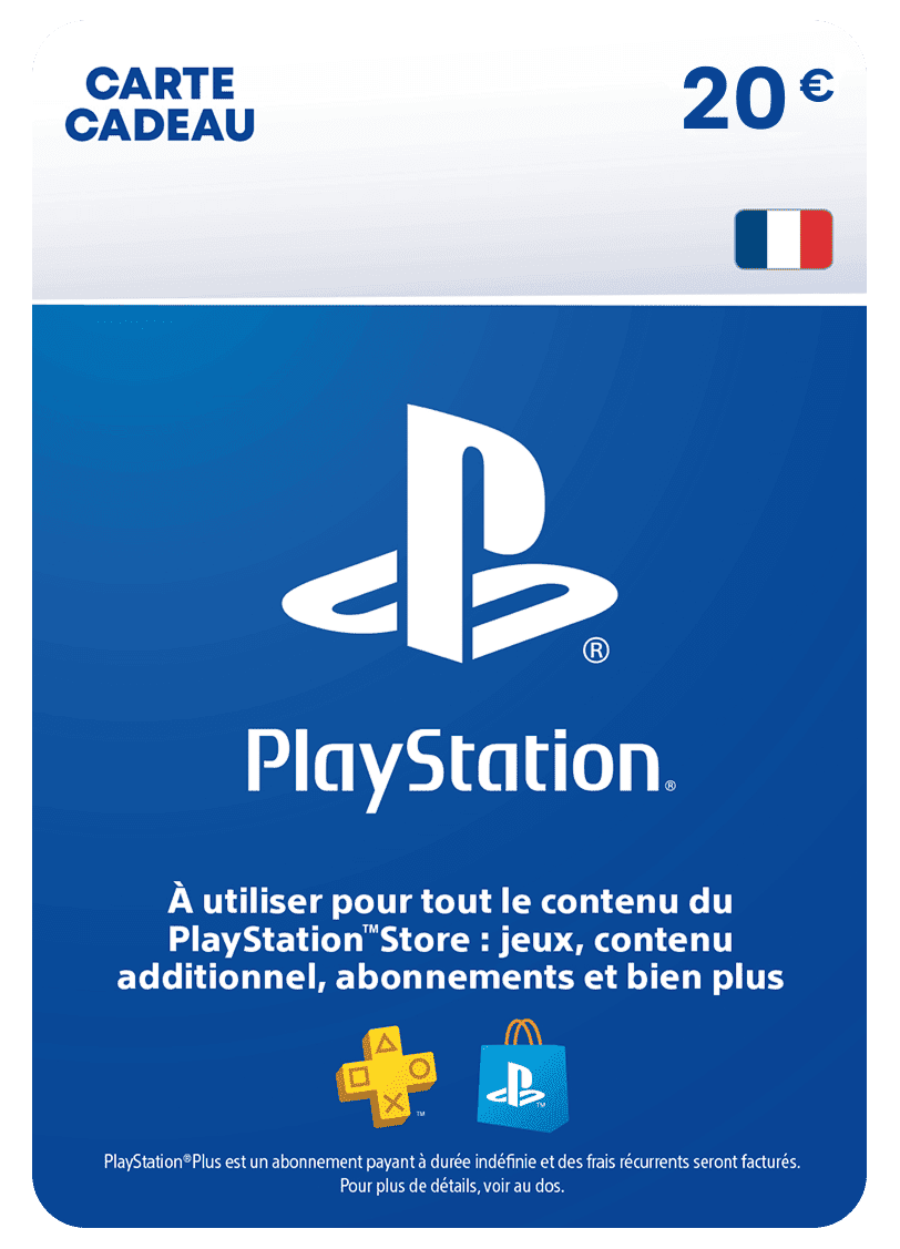 Carte PlayStation Store 20 euros