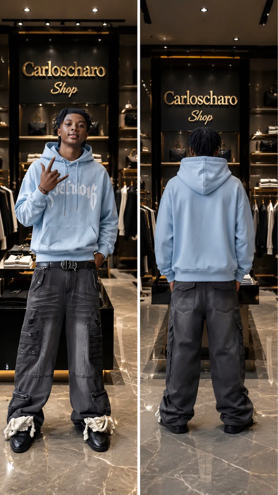 Pull-over bleu claire
