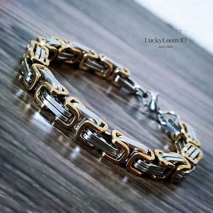 Bracelet argenté inoxydable