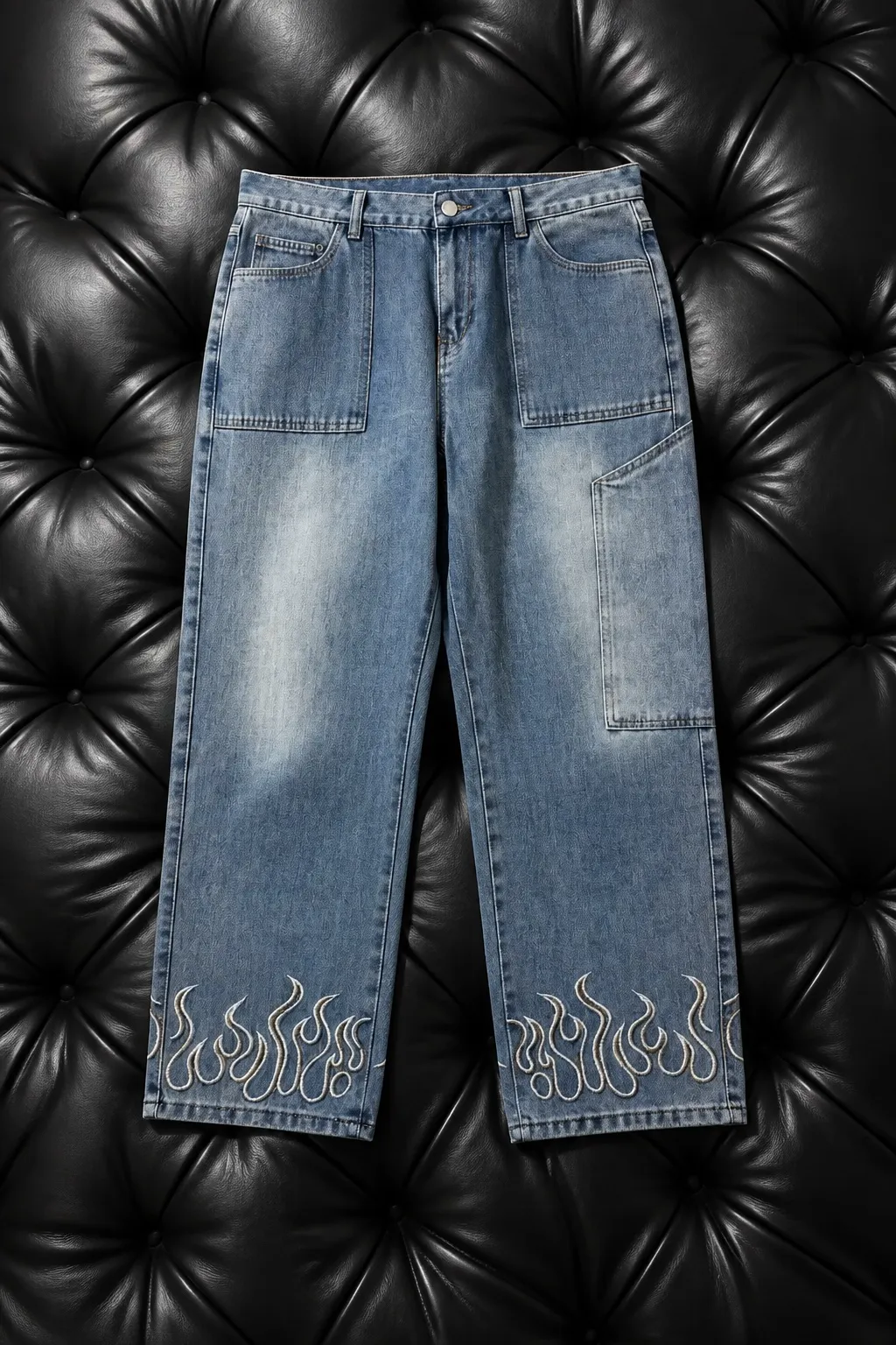 Pantalon jean streetwear gros bas