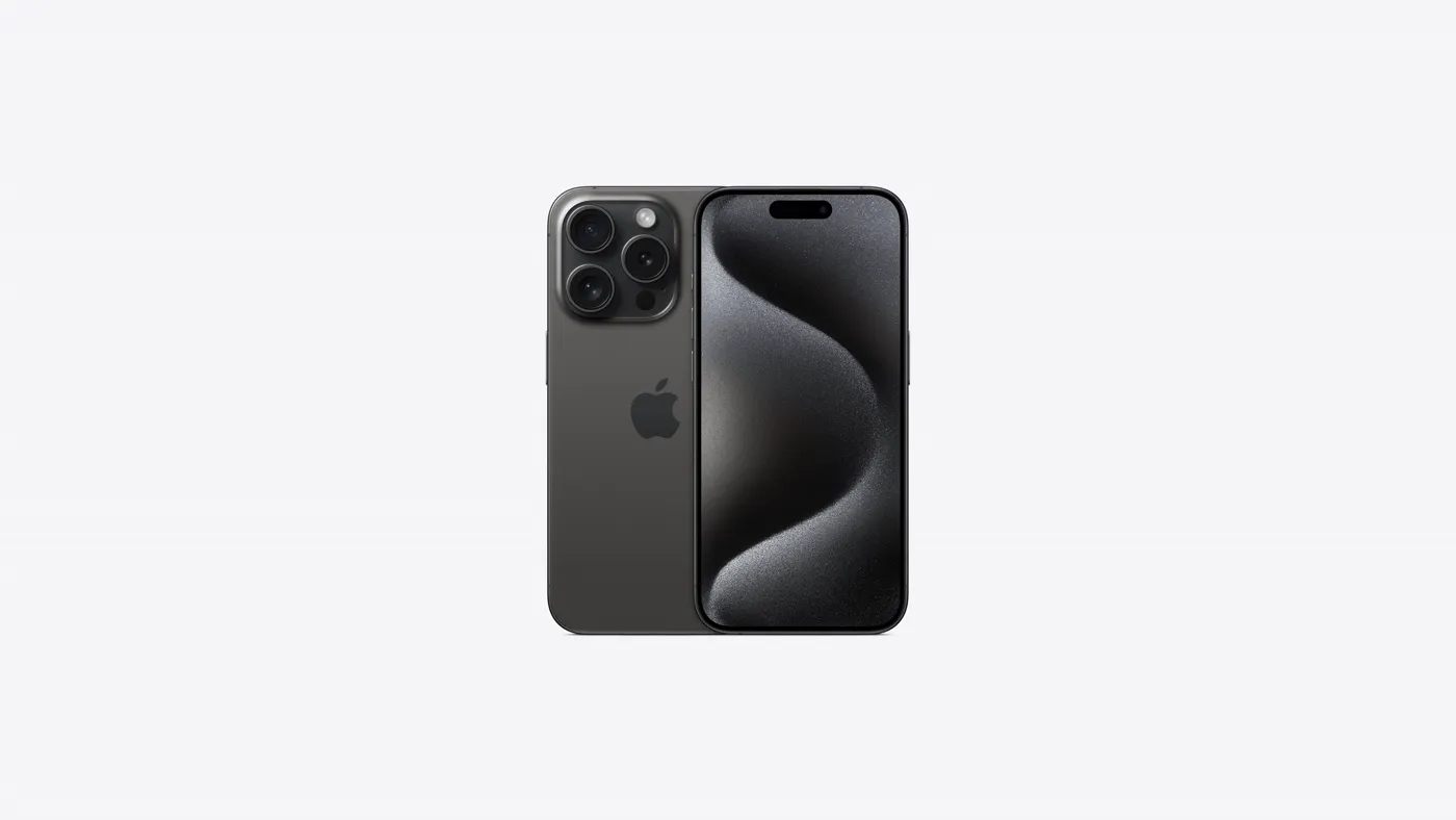 iPhone 15 Pro — Titane Noir 256 Go